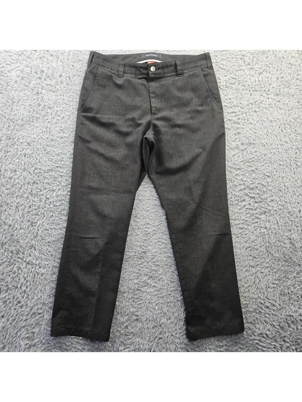 BLUFFWORKS Ascender Pants Men 34x32 (Fits 34x29) Gray Outdoor Chino Lightweight